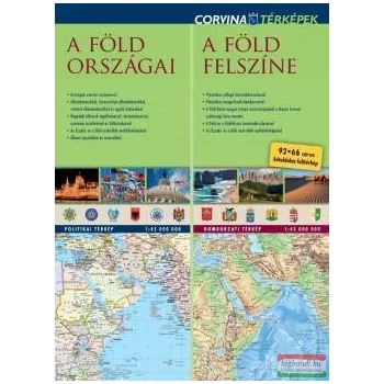 A Föld országai - A Föld felszíne (duótérkép)