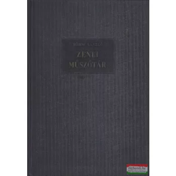 Böhm László - Zenei műszótár