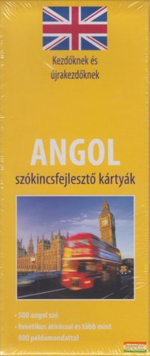 Angol szókincsfejlesztő kártyák - Kezdőknek és újrakezdőknek