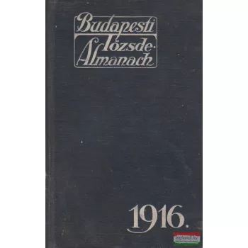 Budapesti tőzsde-almanach 1916
