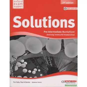   Solutions Pre-intermediate Munkafüzet - Érettségi felkészítő feladatokkal Second Edition