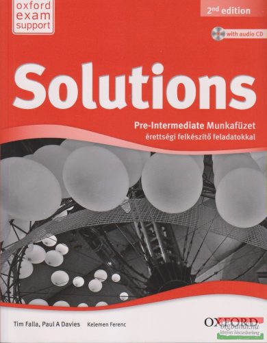 Solutions Pre-intermediate Munkafüzet - Érettségi felkészítő feladatokkal Second Edition