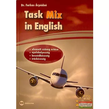   Task Mix in English - olvasott szöveg értése - nyelvhelyesség - beszédkészség - íráskészség
