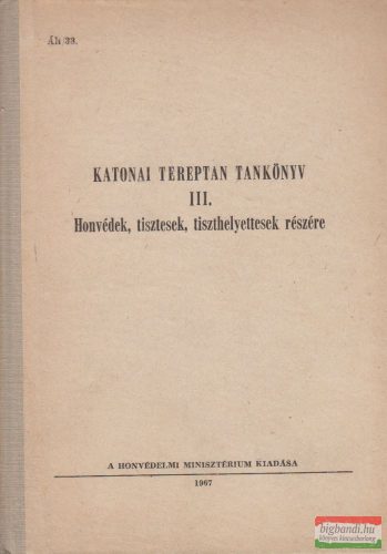 Katonai tereptan tankönyv III.