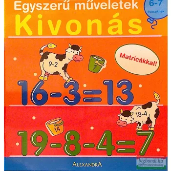 Kivonás 6-7 éveseknek - Matricákkal