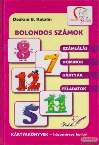 Bolondos számok - Kártyakönyvek hároméves kortól