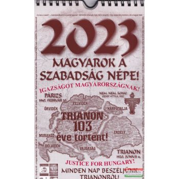 2023 Magyarok a szabadság népe! – falinaptár