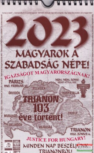 2023 Magyarok a szabadság népe! – falinaptár