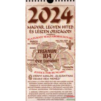   Magyar, legyen hited és lészen országod!! – falinaptár 2024