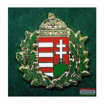 Kitűző - Lombkoronás magyar címer 30 mm