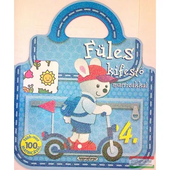 Füles kifestő matricákkal 4. több mint 100 matricával