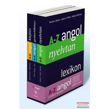   A-Z angol nyelvtan lexikon teljes sorozat - nyelvtan + gyakorlókönyv + kiejtés