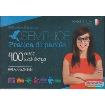   Semplice Pratica di parole 400 olasz szókártya haladó szinten