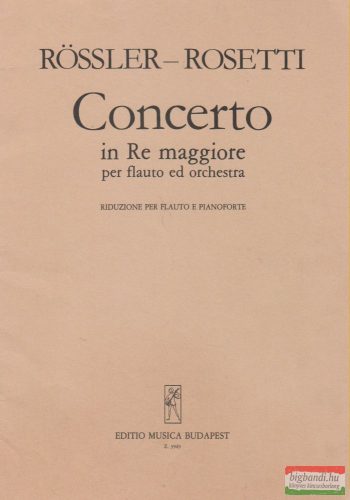 Concerto in Re maggiore per flauto ed orchestra