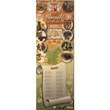 Regélő falinaptár kicsi 2025