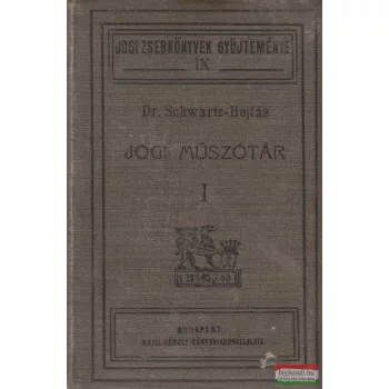 Jogi műszótár I.