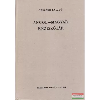 Országh László - Angol-magyar kéziszótár