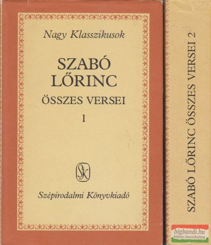 Szabó Lőrinc összes versei I-II.