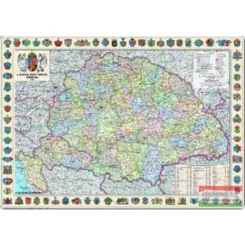 A Magyar Szent Korona országai (1914) falitérkép 