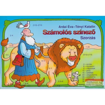 Számolós színező - szorzás