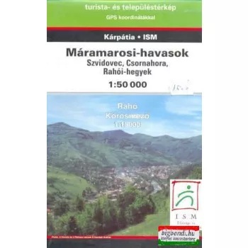   Máramarosi-havasok Szvidovec, Csornahora, Rahói-hegyek 1:50000