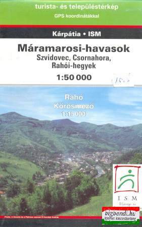 Máramarosi-havasok Szvidovec, Csornahora, Rahói-hegyek 1:50000
