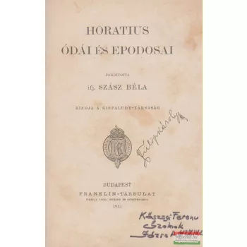 Horatius ódái és epodosai