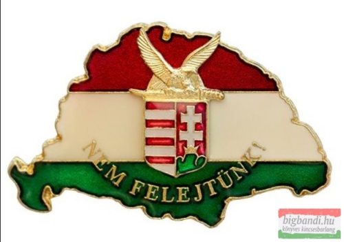 Kitűző - Nagy Magyarország, turulos címerrel