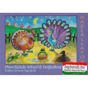 Háziállatok 2. - mondókás kifestő foglalkoztatóval