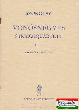 Vonósnégyes - Streichquartett nr. 1 partitúra