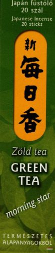 Morning Star japán füstölő - Zöld tea - Green Tea