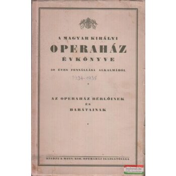 A Magyar Királyi Operaház évkönyve 1934-1935