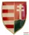 Kitűző - szabír-magyar pajzs, osztott
