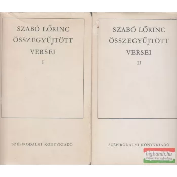 Szabó Lőrinc összegyűjtött versei I-II.