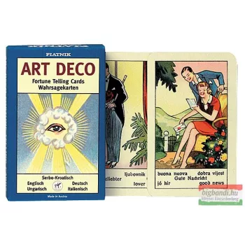 Art Deco jóskártya