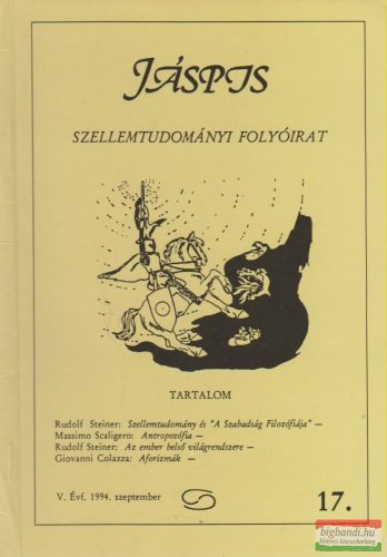 Jáspis - Szellemtudományi folyóirat 17. V. Évf. 1994 szeptember
