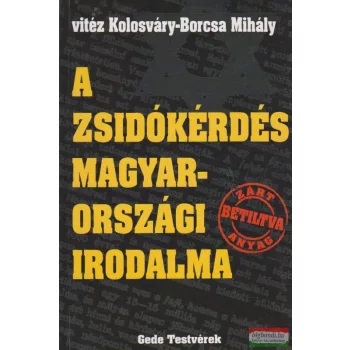 A zsidókérdés magyarországi irodalma