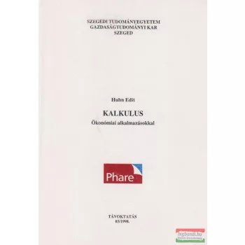   Kalkulus - Ökonómiai alkalmazásokkal - Távoktatás 03/1998.