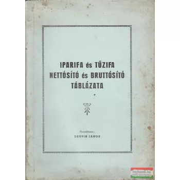   Iparifa és tűzifa nettósító és bruttósító táblázata