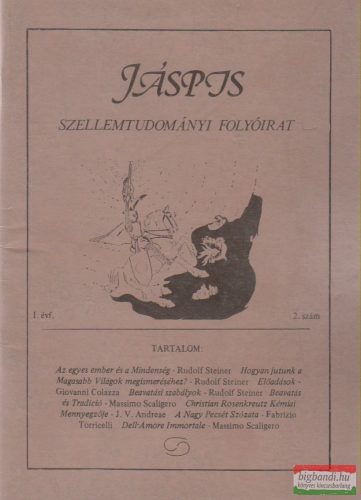Jáspis - Szellemtudományi folyóirat 2. I. Évf. 1990 december