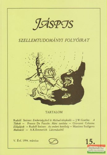 Jáspis - Szellemtudományi folyóirat 15. V. Évf. 1994 március