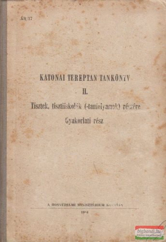 Katonai tereptan tankönyv II.