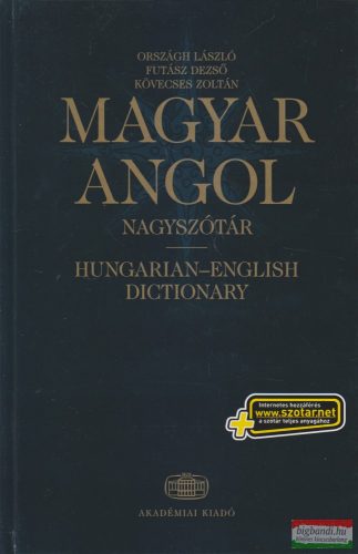  Országh László - Kövecses Zoltán - Futász Dezső - Magyar-angol nagyszótár 