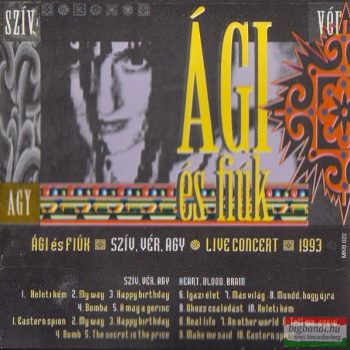 Ági És Fiúk ‎– Szív, vér, agy MC