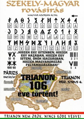 Székely-magyar rovásírás kártyanaptár 2026