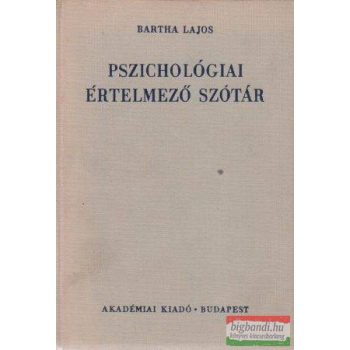 Pszichológiai értelmező szótár