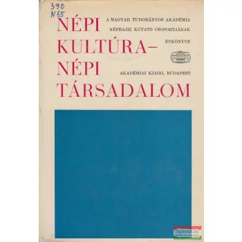   Ortutay Gyula szerk. - Népi kultúra - népi társadalom VIII.