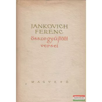 Jankovich Ferenc összegyűjtött versei