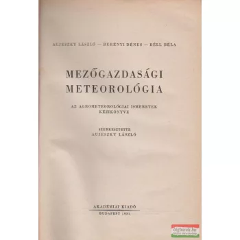 Mezőgazdasági meteorológia