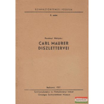 Carl Maurer díszlettervei